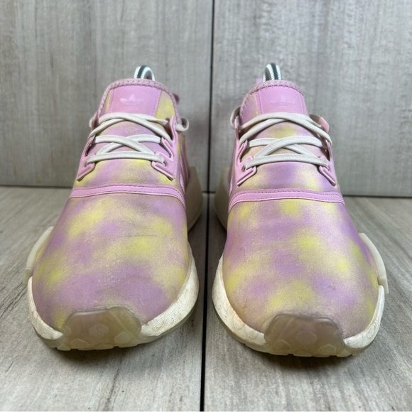 Adidas NMD R1 Pink Purple Running Sneaker Athletic Shoe Youth Girls Size 4 - Picture 5 of 10